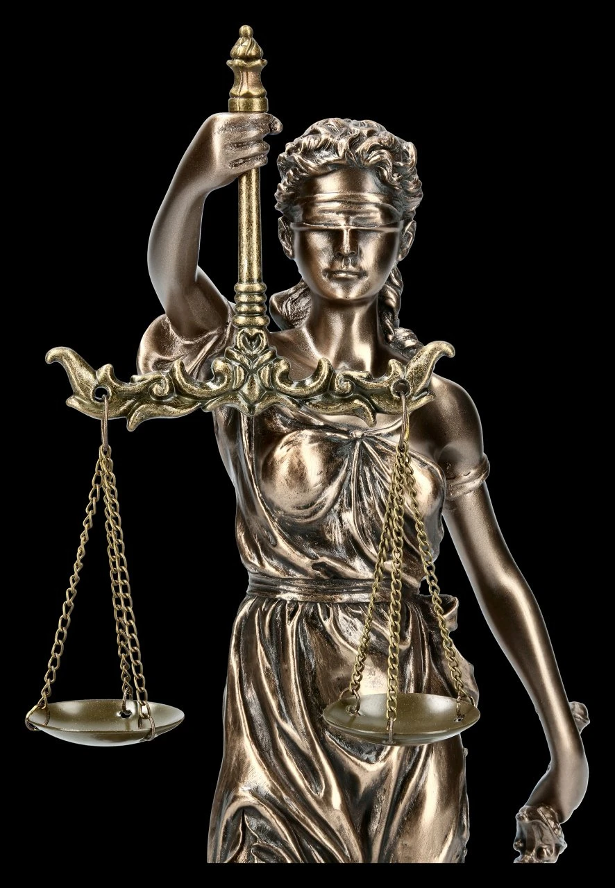 Justitia Figur Mit Waage Und Schwert 7 Justitia Figur Mit Waage Und Schwert – Bild 5