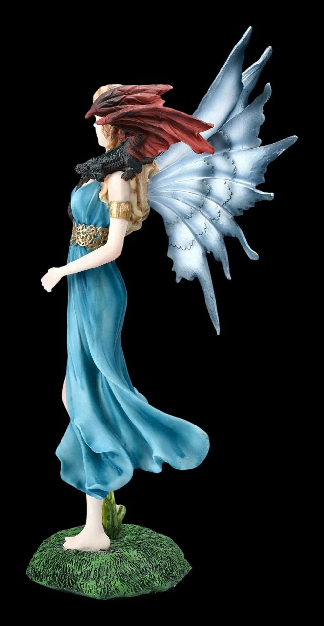 Elfen Figur - Kalia Mit Drache Auf Schulter 5 Elfen Figur - Kalia Mit Drache Auf Schulter – Bild 3