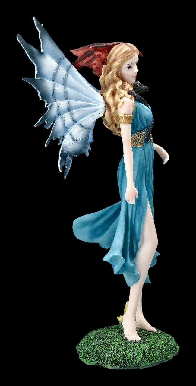Elfen Figur - Kalia Mit Drache Auf Schulter 7 Elfen Figur - Kalia Mit Drache Auf Schulter – Bild 5