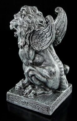 Geflügelter Löwe Mit Schild -Statuen Modell Verkauf 5858 3 lion gargoyle 3 1280x1280