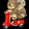 Eulen Paar Auf Roter Vespa - Lustige Figur -Statuen Modell Verkauf 6332 0 eulen paar 1280x1280
