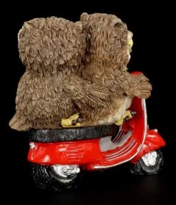 Eulen Paar Auf Roter Vespa - Lustige Figur -Statuen Modell Verkauf 6332 3 eulen paar 3 1280x1280