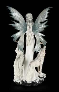 Elfen Figur - Niamh Die Eisprinzessin Mit Zwei Wölfen - Groß -Statuen Modell Verkauf 6676 4 niamh die eisprinzessin 4 1280x1280