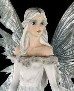 Elfen Figur - Niamh Die Eisprinzessin Mit Zwei Wölfen - Groß -Statuen Modell Verkauf 6676 8 niamh die eisprinzessin 8 1280x1280