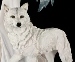 Elfen Figur - Niamh Die Eisprinzessin Mit Zwei Wölfen - Groß -Statuen Modell Verkauf 6676 9 niamh die eisprinzessin 9 1280x1280