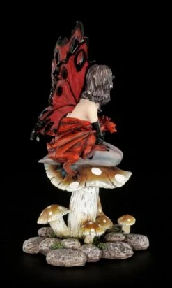 Elfen Figur - Haleone Mit Drachenbaby Auf Pilz 17 Elfen Figur - Haleone Mit Drachenbaby Auf Pilz -Statuen Modell Verkauf 6686 5 elfe drachen pilz rot 5 1280x1280