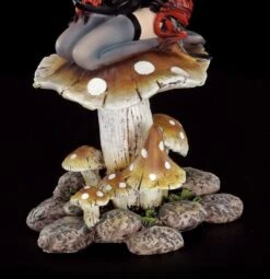 Elfen Figur - Haleone Mit Drachenbaby Auf Pilz 21 Elfen Figur - Haleone Mit Drachenbaby Auf Pilz -Statuen Modell Verkauf 6686 9 elfe drachen pilz rot 9 1280x1280