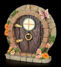 Türschild - Holztor Mit Blumen Verziert -Statuen Modell Verkauf 7057 2 pixie tuerschild rund 2 1280x1280