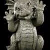 Gartenfigur - Drache Schneidet Grimasse