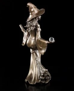 Hexen Figur - Hexe Reitet Auf Besen -Statuen Modell Verkauf 9354 3 witch figurine 3 1280x1280