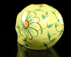 Mexikanischer Totenkopf - Keramik Gelb -Statuen Modell Verkauf 9602 2 day dead skull 2 1280x1280