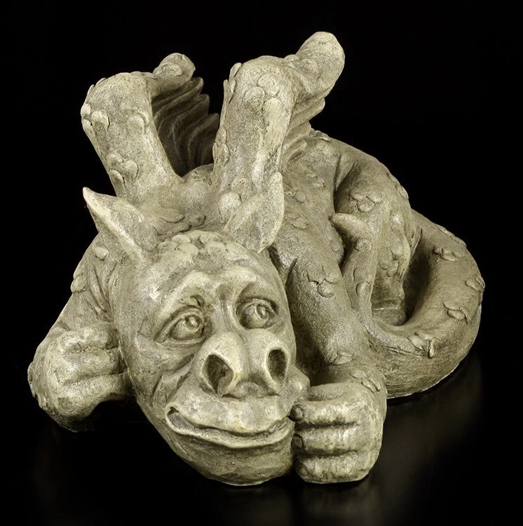 Gartenfigur - Baby Drache Taffy 6 Gartenfigur - Baby Drache Taffy – Bild 4