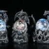Schwarze Drachen Figuren Mit LED Glaskugeln - 3er Set -Statuen Modell Verkauf 9759 0 schwarze drachen 1280x1280