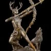 Artemis Figur Auf Mond Mit Wolf -Statuen Modell Verkauf Artemis Figur Mit Wolf 1280x1280
