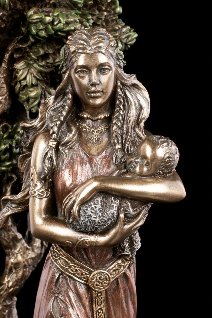 Danu Figur - Keltische Göttin Mit Baby 10 Danu Figur - Keltische Göttin Mit Baby – Bild 8