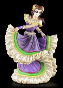 Flamenco Tänzerin - Day Of The Dead - Lila -Statuen Modell Verkauf Day Dead Flamenco Lila 6 1280x1280