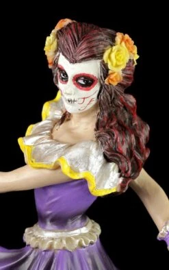 Flamenco Tänzerin - Day Of The Dead - Lila -Statuen Modell Verkauf Day Dead Flamenco Lila 9 1280x1280