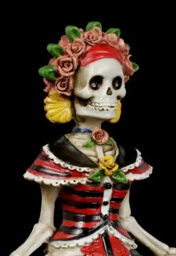 Skelett Figur - Rote Senorita DOD -Statuen Modell Verkauf Day Of The Dead Skelett Figur Rote Senorita 5 1280x1280