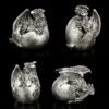 Drachen Baby 4er Set - Silberfarben -Statuen Modell Verkauf Drachen Baby 4er Set Silberfarben 1280x1280