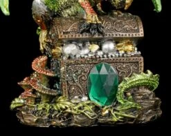 Drachen Figur - Grün Mit Schatztruhe -Statuen Modell Verkauf Drachen Figur Gruen Schatz 5 1280x1280