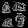 Kleine Drachen 4er Set -Statuen Modell Verkauf Drachen Set 1280x1280