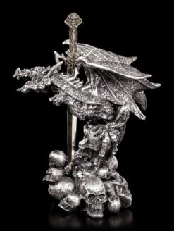 Brieföffner - Drache Balor Mit Totenköpfen -Statuen Modell Verkauf Drachen Totenkopf Briefoeffner 3 1280x1280