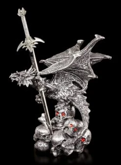 Brieföffner - Drache Ysera Mit Totenköpfen