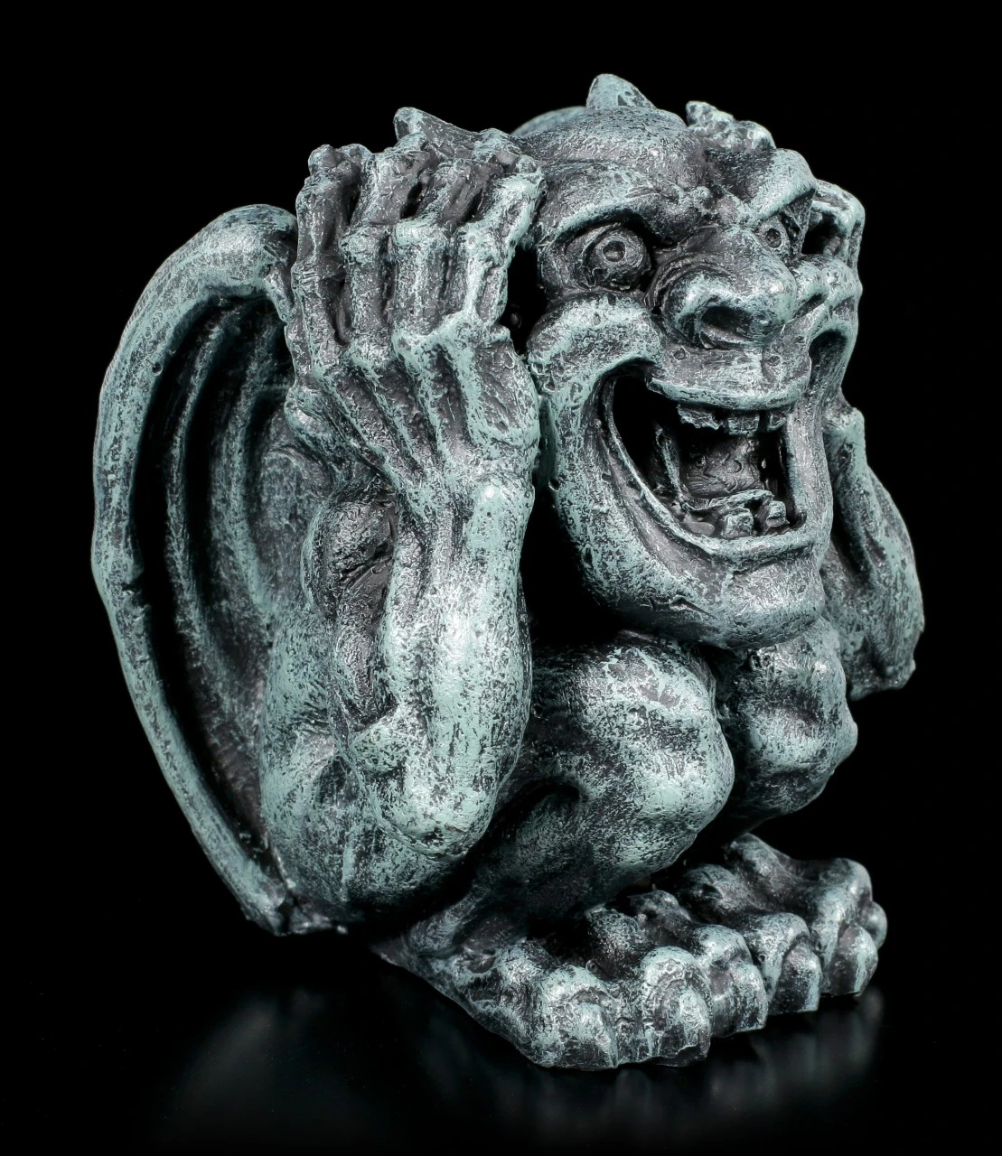 Drei Kleine Gargoyles Figuren - Nichts Böses 7 Drei Kleine Gargoyles Figuren - Nichts Böses – Bild 5