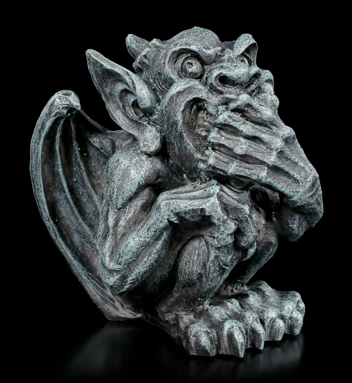 Drei Kleine Gargoyles Figuren - Nichts Böses 8 Drei Kleine Gargoyles Figuren - Nichts Böses – Bild 6