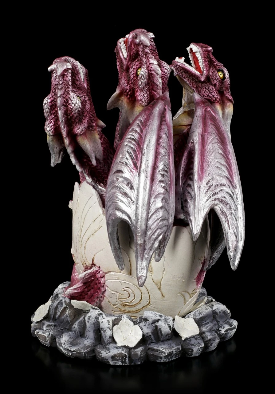 Dreiköpfiger Baby Drache Schlüpft Aus Ei 6 Dreiköpfiger Baby Drache Schlüpft Aus Ei – Bild 4