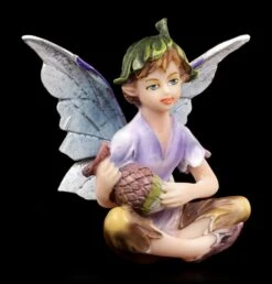 Kleine Elfen Figur - Junge Sitzend