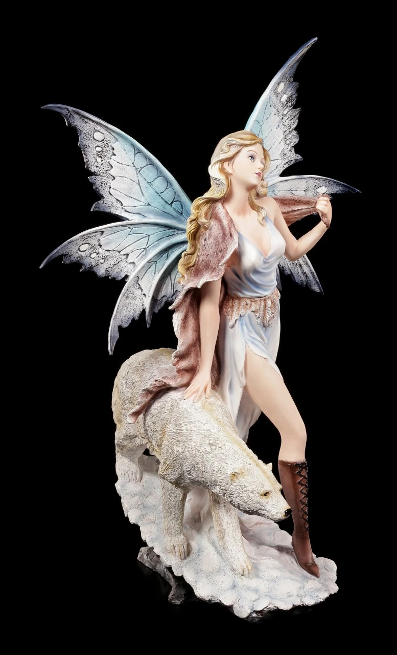 Elfen Figur - Milaileé Mit Eisbär 5 Elfen Figur - Milaileé Mit Eisbär – Bild 3