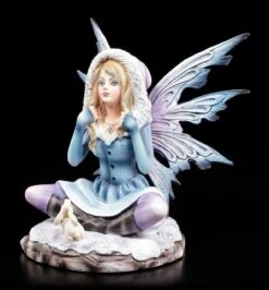 Winter Elfen Figur - Ilais Mit Schneehase 11 Winter Elfen Figur - Ilais Mit Schneehase -Statuen Modell Verkauf Elfe Hase Winter 2 1280x1280
