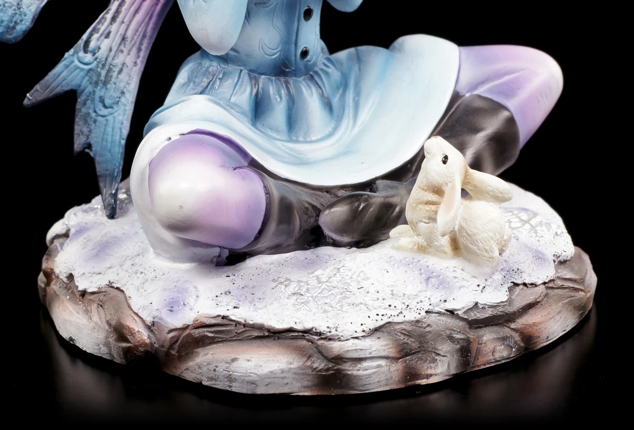 Winter Elfen Figur - Ilais Mit Schneehase 9 Winter Elfen Figur - Ilais Mit Schneehase – Bild 7