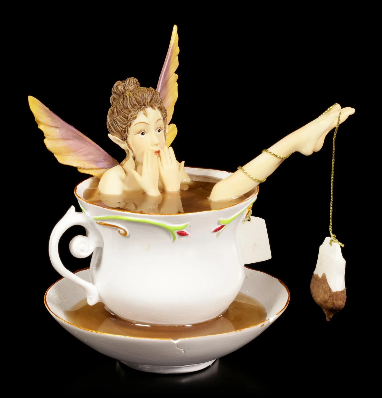 Elfe In Tasse Figur - Tea Bath 3 Elfe In Tasse Figur - Tea Bath