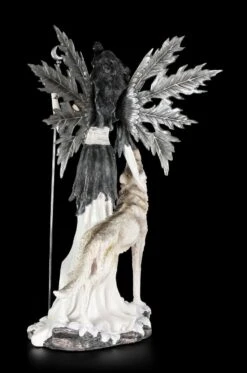 Elfen Figur Mit Wolf - Wächter Des Mondes Groß 17 Elfen Figur Mit Wolf - Wächter Des Mondes Groß -Statuen Modell Verkauf Elfe Waechter Mond 4 1280x1280
