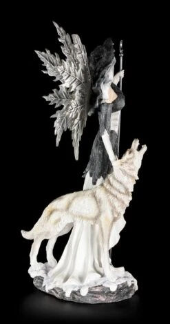 Elfen Figur Mit Wolf - Wächter Des Mondes Groß 19 Elfen Figur Mit Wolf - Wächter Des Mondes Groß -Statuen Modell Verkauf Elfe Waechter Mond 6 1280x1280