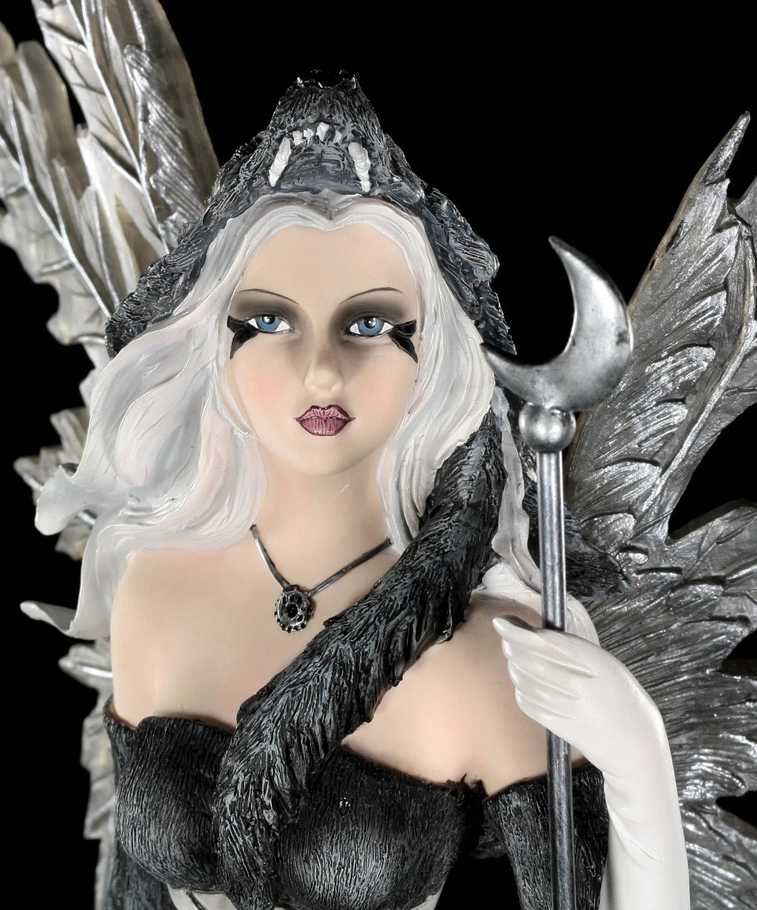 Elfen Figur Mit Wolf - Wächter Des Mondes Groß 11 Elfen Figur Mit Wolf - Wächter Des Mondes Groß – Bild 9