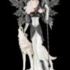 Elfen Figur Mit Wolf - Wächter Des Mondes Groß -Statuen Modell Verkauf Elfe Waechter Mond 1280x1280