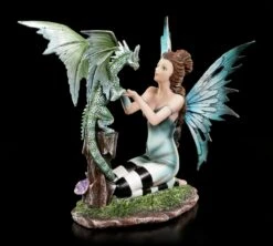 Elfen Figur - Arwen Mit Drachenbaby