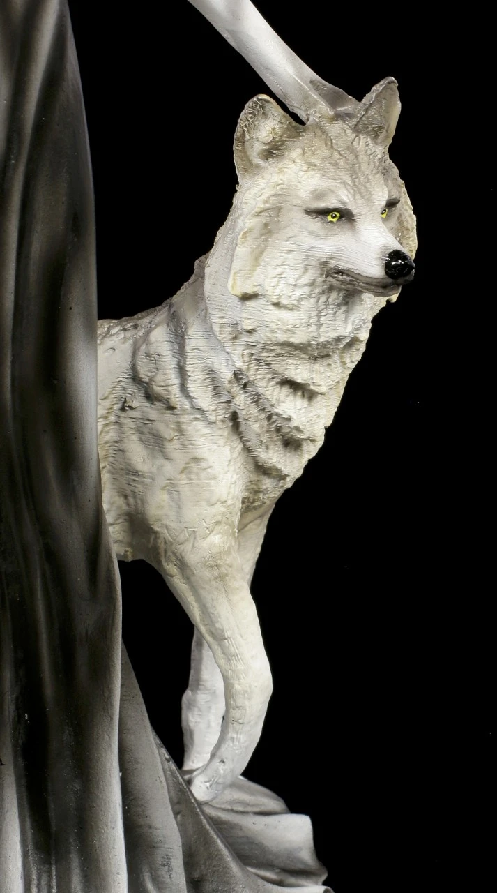 Elfen Figur - Dark Fairy Mit Wölfen 10 Elfen Figur - Dark Fairy Mit Wölfen – Bild 8