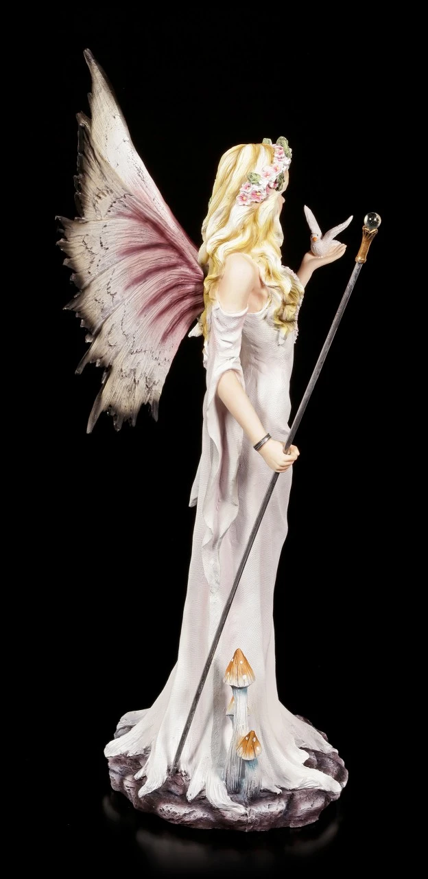 Magische Elfen Figur - Isahia Mit Weißer Taube 5 Magische Elfen Figur - Isahia Mit Weißer Taube – Bild 3