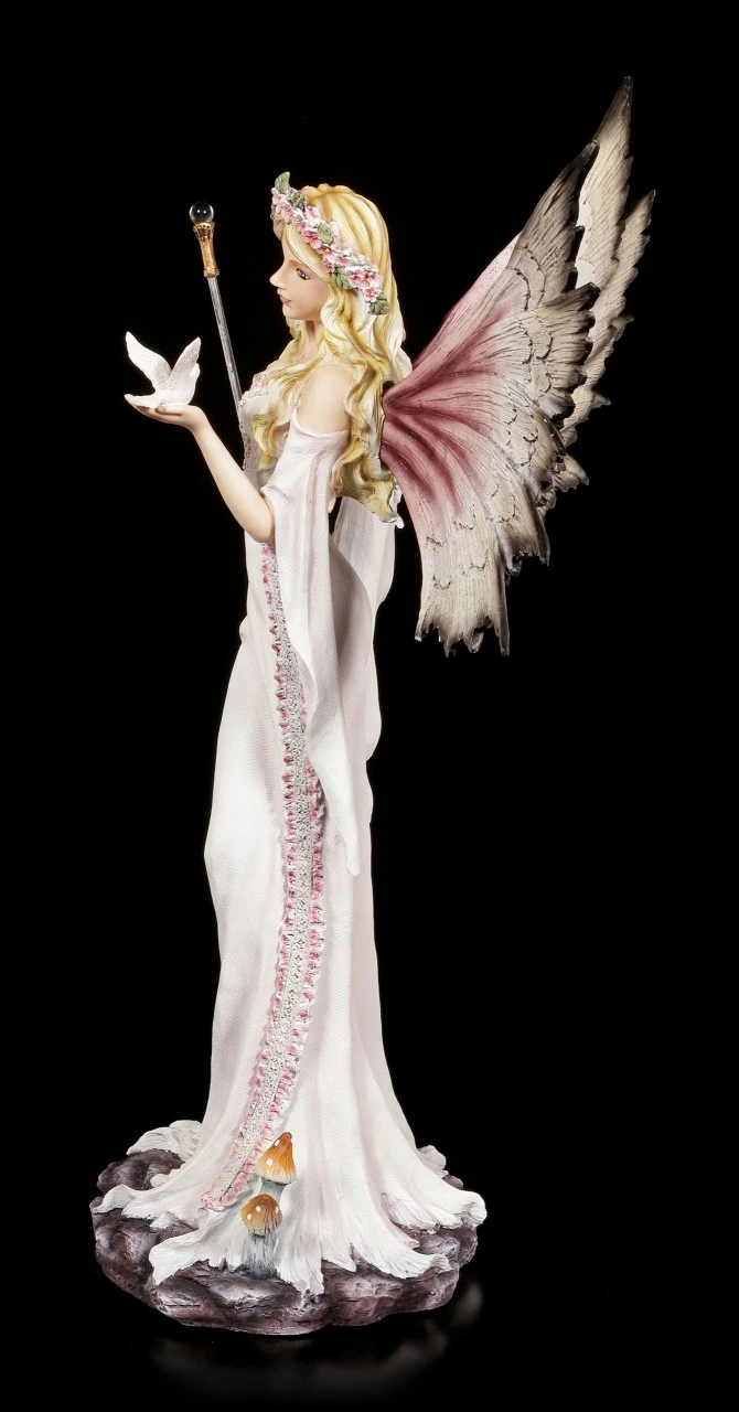 Magische Elfen Figur - Isahia Mit Weißer Taube 7 Magische Elfen Figur - Isahia Mit Weißer Taube – Bild 5
