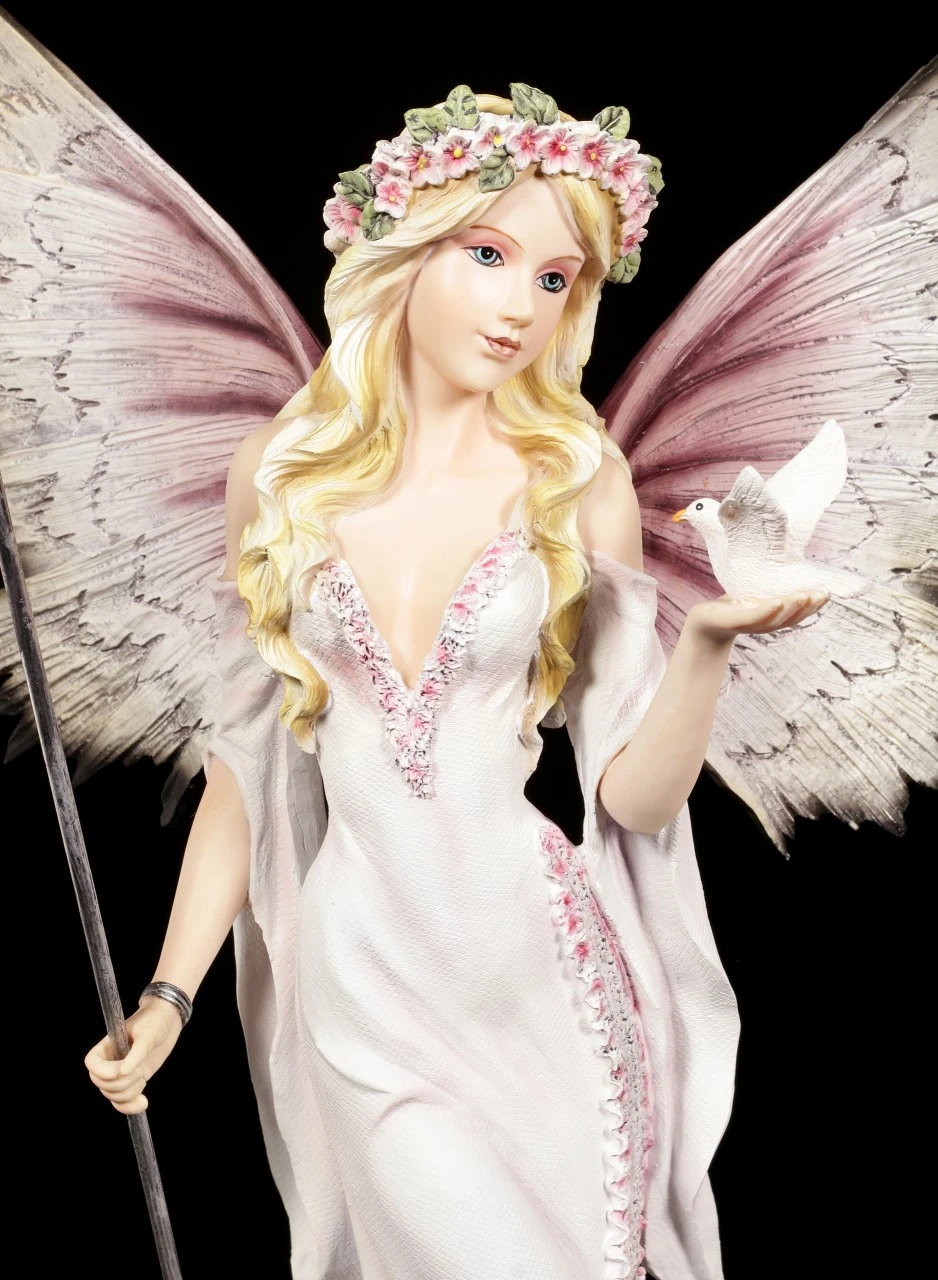 Magische Elfen Figur - Isahia Mit Weißer Taube 9 Magische Elfen Figur - Isahia Mit Weißer Taube – Bild 7