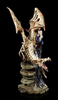 Dark Angel Figur - Larua Mit Skelett Drache -Statuen Modell Verkauf Elfen Figur Larua Mit Skelett Drache 2 1280x1280