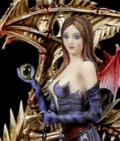 Dark Angel Figur - Larua Mit Skelett Drache -Statuen Modell Verkauf Elfen Figur Larua Mit Skelett Drache 5 1280x1280