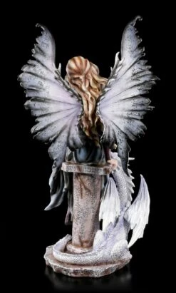 Elfen Figur Groß - Ruti Sitzend Mit Drache -Statuen Modell Verkauf Elfen Figur Ruti Sitzend Mit Drachen 3 1280x1280