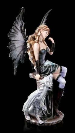 Elfen Figur Groß - Ruti Sitzend Mit Drache -Statuen Modell Verkauf Elfen Figur Ruti Sitzend Mit Drachen 4 1280x1280