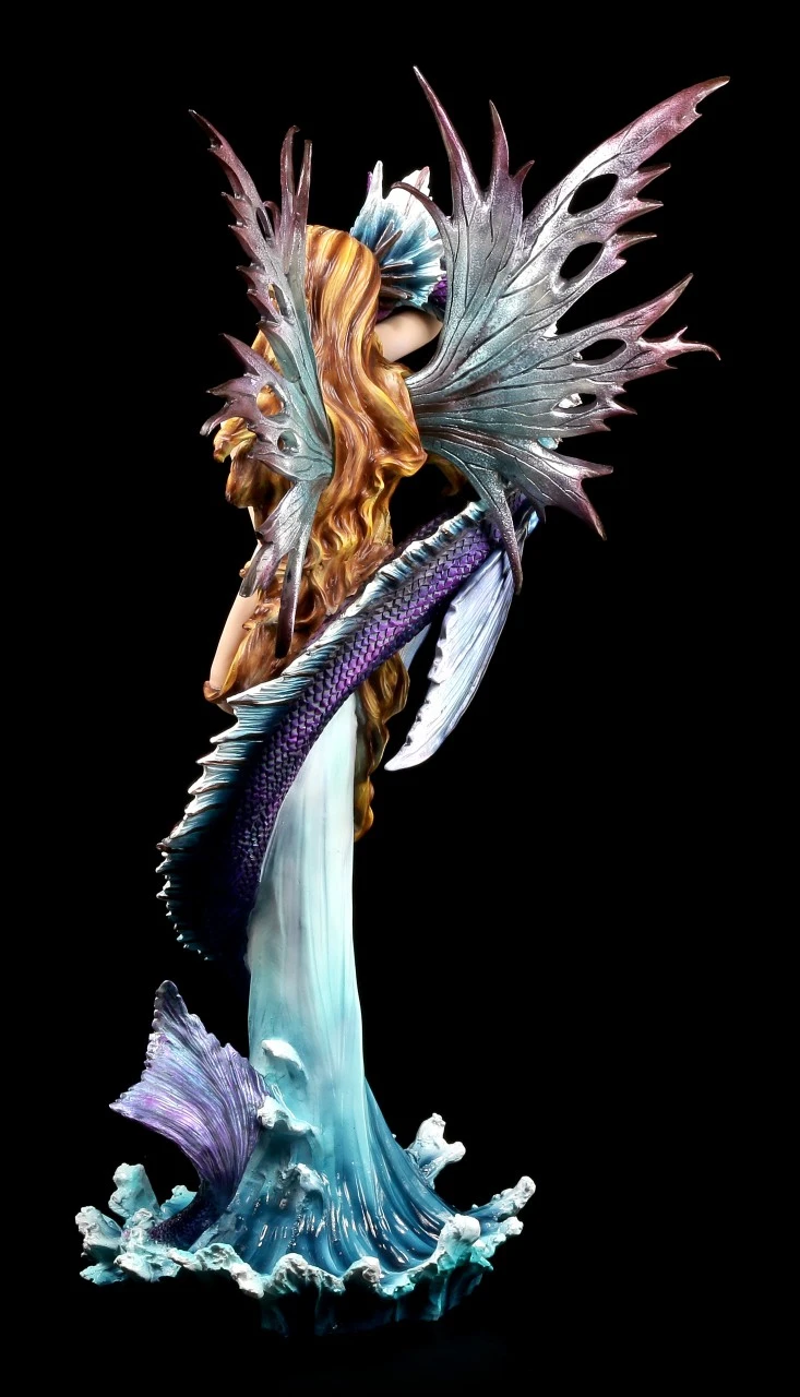 Große Elfen Figur Mit Seedrache 6 Große Elfen Figur Mit Seedrache – Bild 4