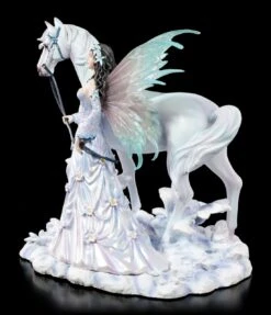 Elfen Figur Mit Pferd - Winter Wings By Nene Thomas -Statuen Modell Verkauf Elfen Figur Winter Wings By Nene Thomas 2 1280x1280